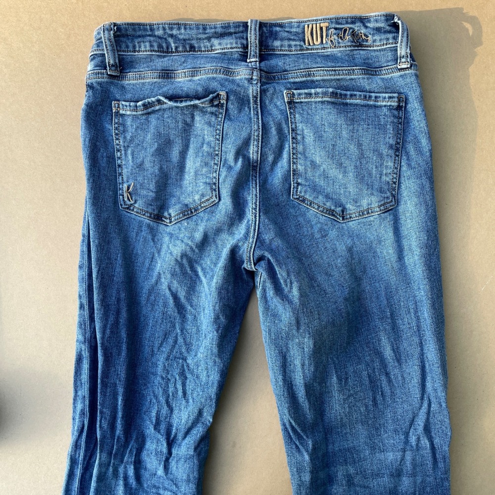 Kut from the Kloth Katy Boyfriend Jeans Womens 4 Blue Casual KP799MI2R Denim - Picture 13 of 13